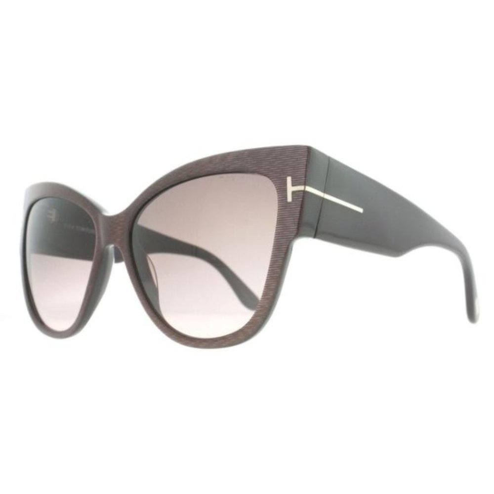 Tom Ford Anoushka Burgundy Cat Eye Sunglasses